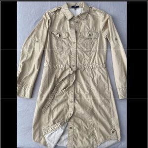 Gap Utility waist defining Khaki Dress